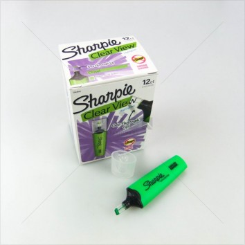 Sharpie ปากกาเน้นข้อความ Clear View TK <1/12> เขียว